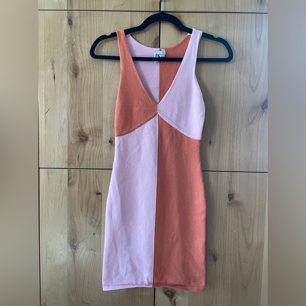 Princess Polly Bodycon Colorblock Sleeveless Dress